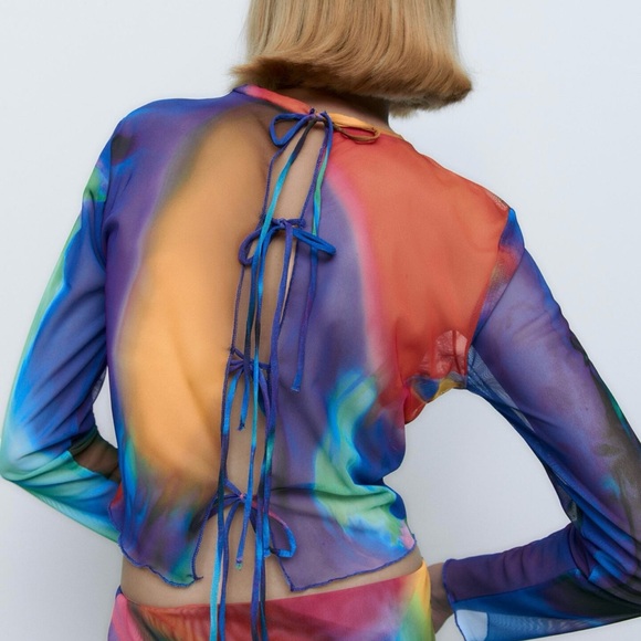 NWT Zara Top Tul - Picture 3 of 7